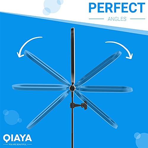 QIAYA Ring Light with Tripod Stand and Phone Holder 14”